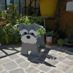 Dog Flower Pot